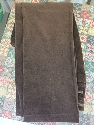 Traje micropana mujer marrón talla 38-40.