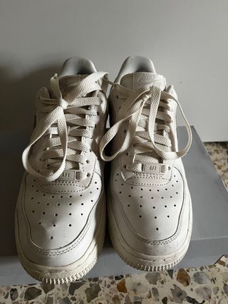Zapatillas Nike Air Force 1 Marrones y Blancas