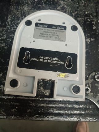 Micro de condensador Fonestar BM-704BL