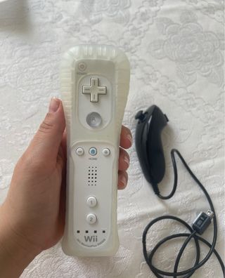 Mando Wii Motion Plus + Nunchuk + Funda
