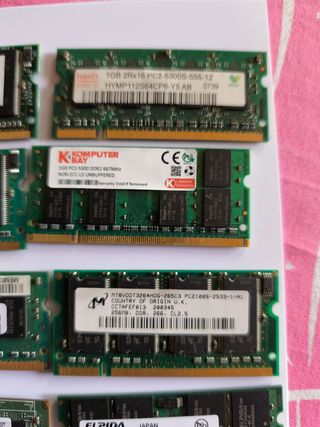 Memoria RAM Variada DDR2 DDR3