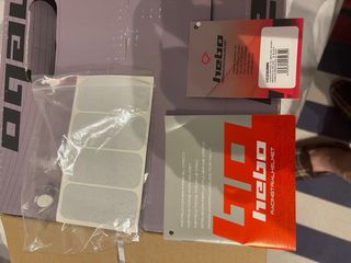 Casco de moto negro HEBO