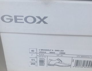 Zapatos de vestir Geox negros