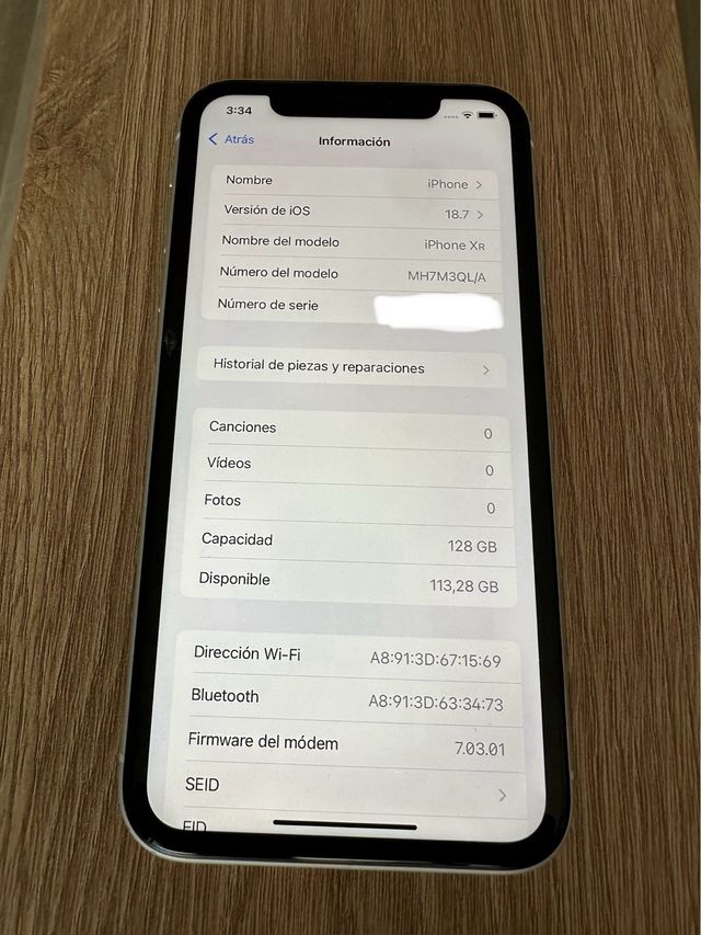 iPhone XR 128GB Blanco - Pequeño golpe estético