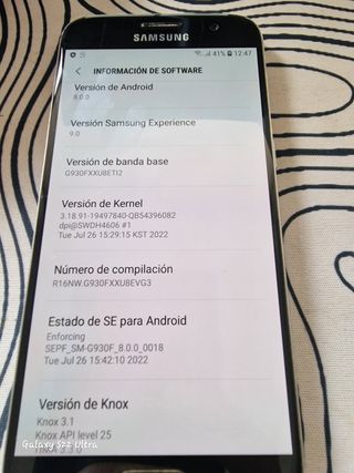 Samsung Galaxy S7 Negro