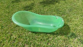 Bañera para bebé verde