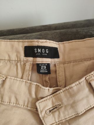 Pantalón SMOG Beige Talla M