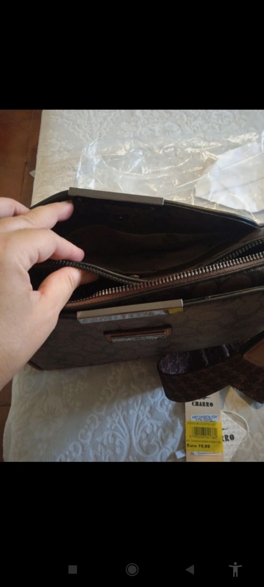 Borsa tracolla donna Charro marrone