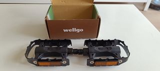 Pedales Wellgo Bicicleta Negros carretera montaña