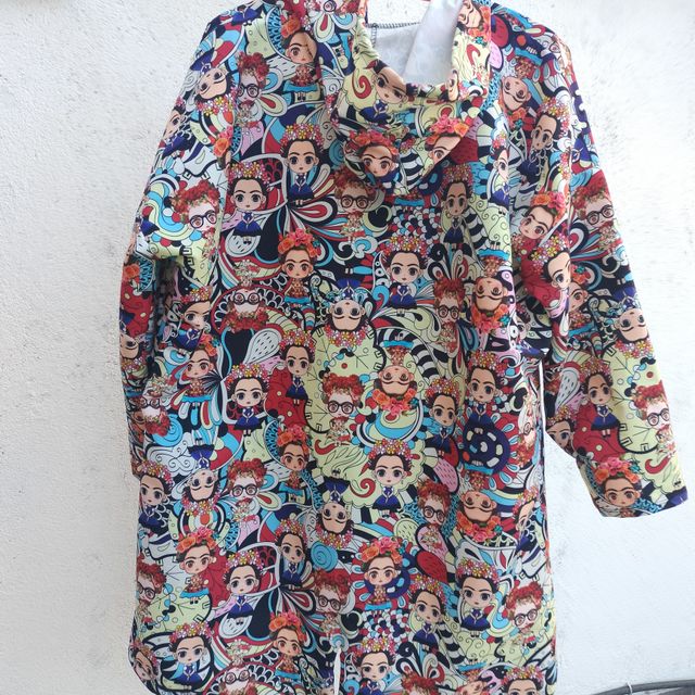 Chaqueta Estampada Mujer Dibujos