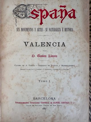 España. Sus Monumentos y Artes – 1887
