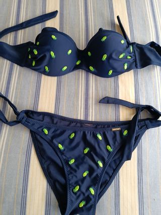 Bikini Sweet Secret Azul Piñas Talla Única