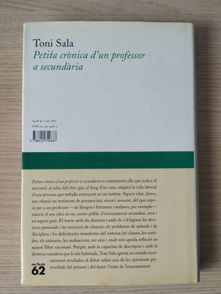 Petita Crònica d'un professor a secundària 