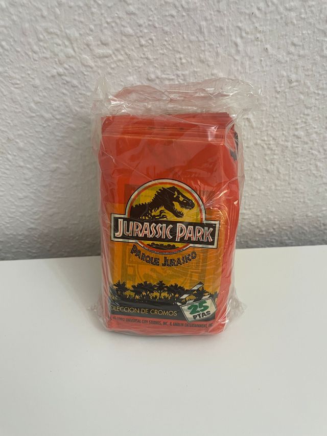 50 Sobres Cromos Jurassic Park Parque Jurasico