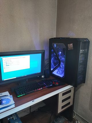 PC ordenador Monitor teclado Gaming Negro