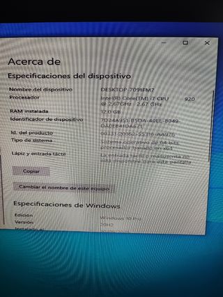 PC ordenador Monitor teclado Gaming Negro