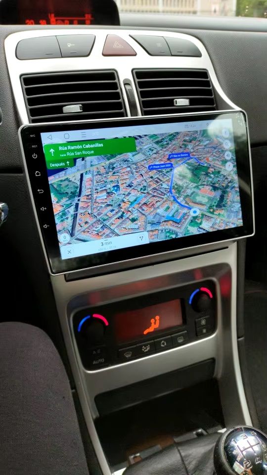Radio pantalla CARPLAY GPS para Peugeot 307
