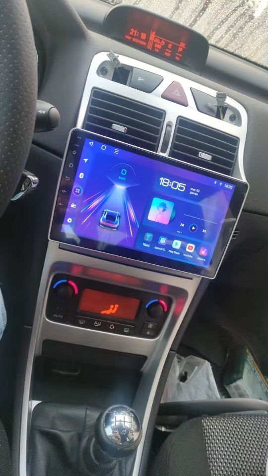 Radio pantalla CARPLAY GPS para Peugeot 307