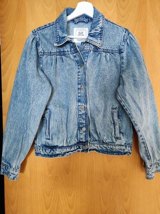 Cazadora Vaquera Chica Azul