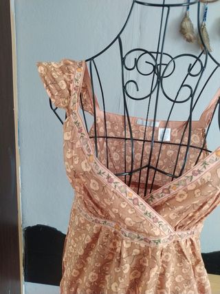 Top de algodón floral