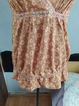 Top de algodón floral