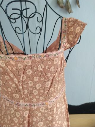 Top de algodón floral