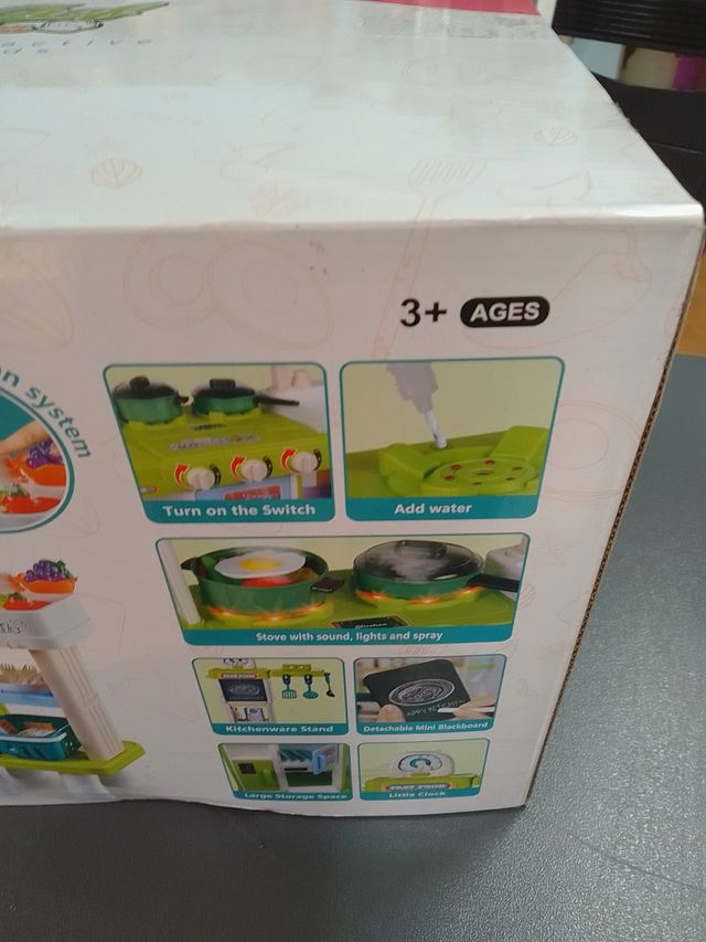 Cocina de Juguete Little Chef 64 Piezas