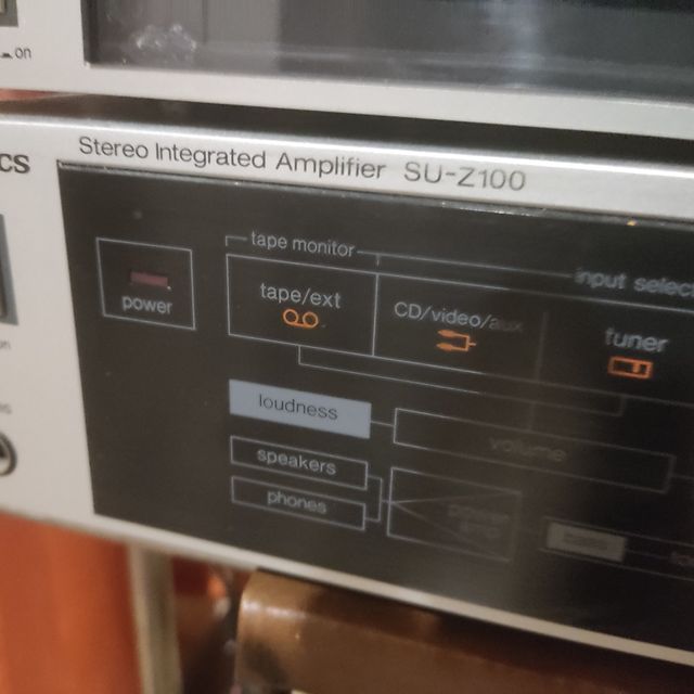 Amplificador Technics Plata su-z100