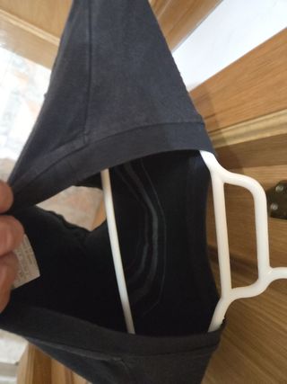 Jersey Nike Negro Rayas Grises Talla M