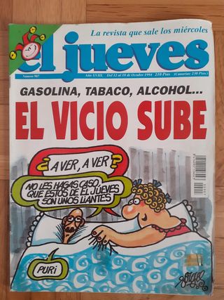 El jueves. Lote de revistas antiguas.