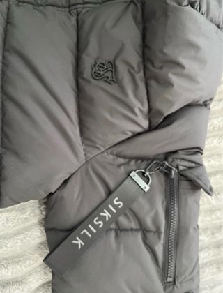 Chaqueta Puffer Negra Hombre