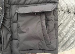 Chaqueta Puffer Negra Hombre