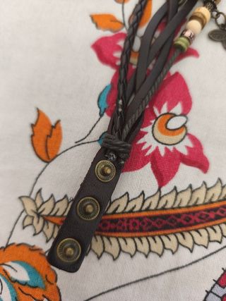 Reloj Vintage Pulsera Cuero Marrón y Dorado