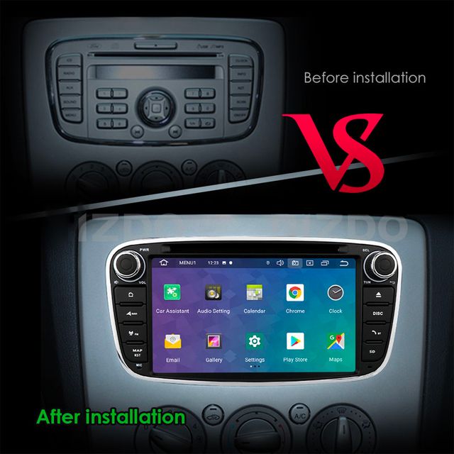 Radio Pantalla GPS para Ford FOCUS MONDEO TRANSIT