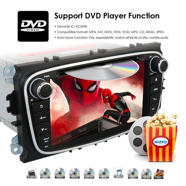 Radio Pantalla GPS para Ford FOCUS MONDEO TRANSIT