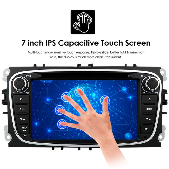 Radio Pantalla GPS para Ford FOCUS MONDEO TRANSIT