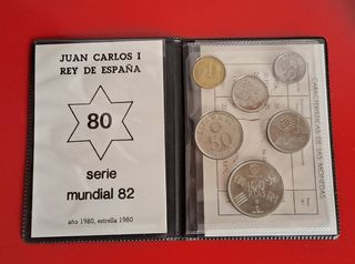 Colección monedas Mundial 82 Juan Carlos I