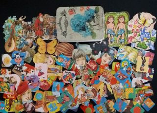 CAJITA con 80 CROMOS TROQUELADOS