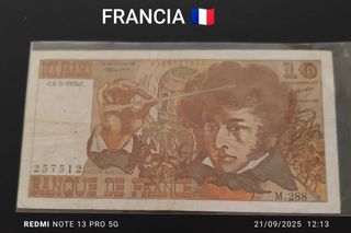Billete 10 Francos Franceses
