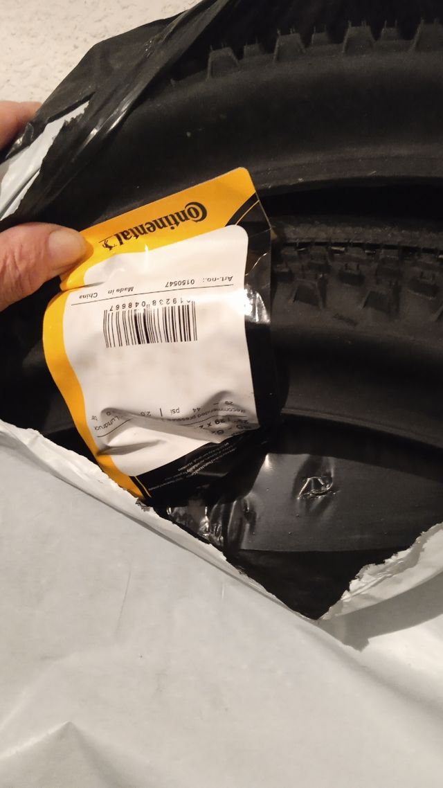 Cubiertas Continental 29x2.60 para Bici Montaña