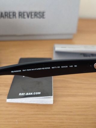 Ray-Ban Wayfarer Reverse Gafas de Sol Negras