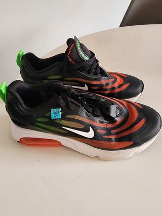 Zapatillas Nike Air Max Negras Naranja