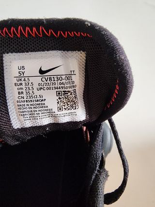 Zapatillas Nike Air Max Negras Naranja