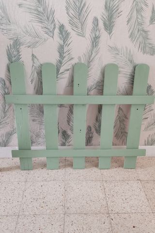 Cabecero valla madera 90 cm