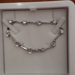 Elegante pulsera de bisutería cristal