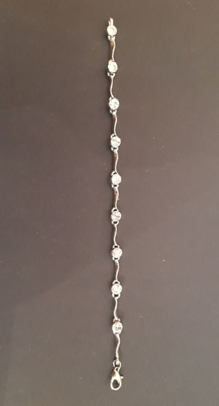 Elegante pulsera de bisutería cristal