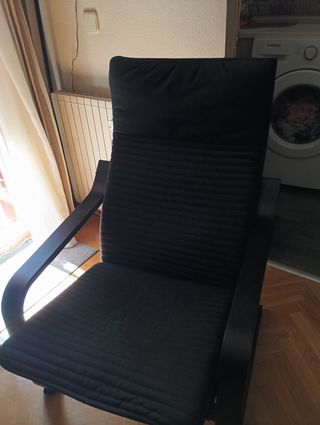 Sillón Ikea Negro