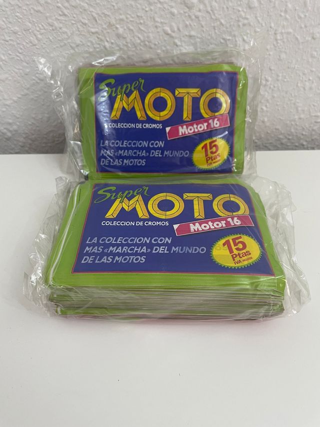 50 Sobres Cromos Super Moto Motor 16