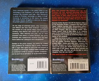 Pack de libros de Mass Effect en inglés 