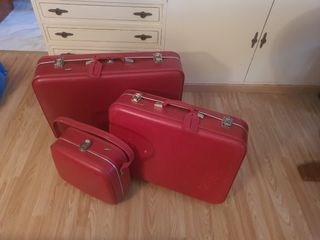 Juego de maletas Légère rojo